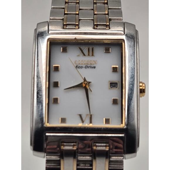 Citizen Corso Eco-Drive Two-Tone Tank Watch G620-S016147 main image 5
